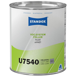 STANDOX U7540 VOC SYSTEM FILLER LIGHT GREY 3.5L