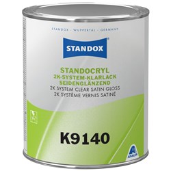 STANDOCRYL K9140 2K SYSTEM CLEAR SATIN GLOSS 0.8L
