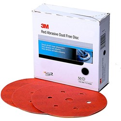 SALE 3M 01138 RED HOOKIT DISC 7-H P500 150MM BOX/50