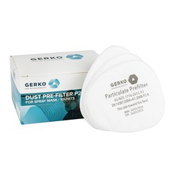 NON-D GERKO DUST PRE-FILTER P2 FOR SPRAY MASK PK/10