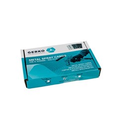 NON-D GERKO METAL SPRAY CARDS GREY 148X105MM BOX/100