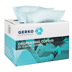 NON-D GERKO DEGREASING CLOTHS BLUE 42CMX30CM BOX/200