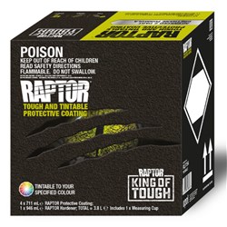 RAPTOR LINER KIT BLACK 4L