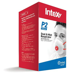 INTEX P2 VALVED DUST MASKS PACK/12