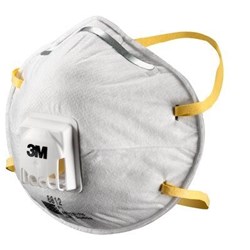3M 8812 P1 VALVED DUST/MIST RESPIRATOR BOX/10
