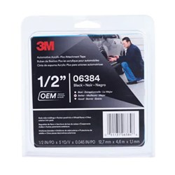 3M 6384 ACRYLIC + FOAM TAPE 12MM X 4.6M EA