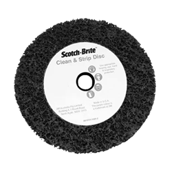 3M CLEAN AND STRIP DISC BLACK 178MM X 16MM EA