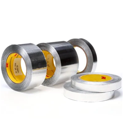 3M 425 ALUMINIUM FOIL TAPE SILVER 50MM X 55M EA